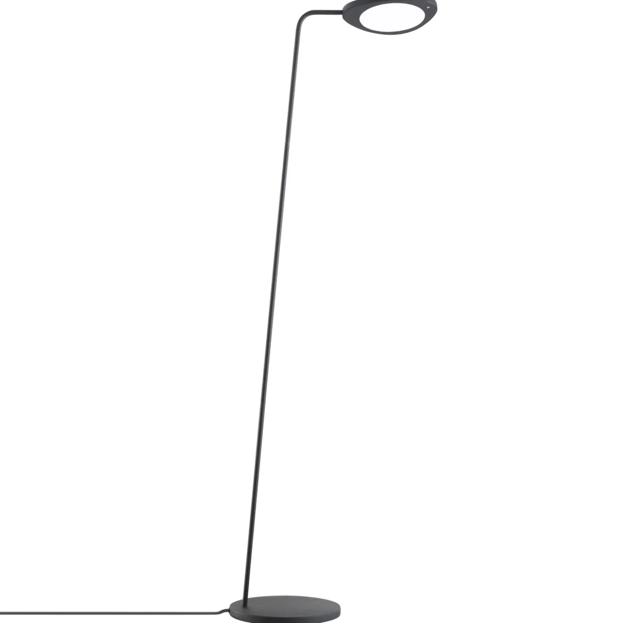 Vloerlamp Leaf zwart