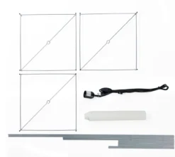 Vloerlamp Lotek Classic 4 hoogtes steel