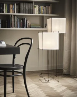 Vloerlamp Lotek Classic 4 hoogtes steel
