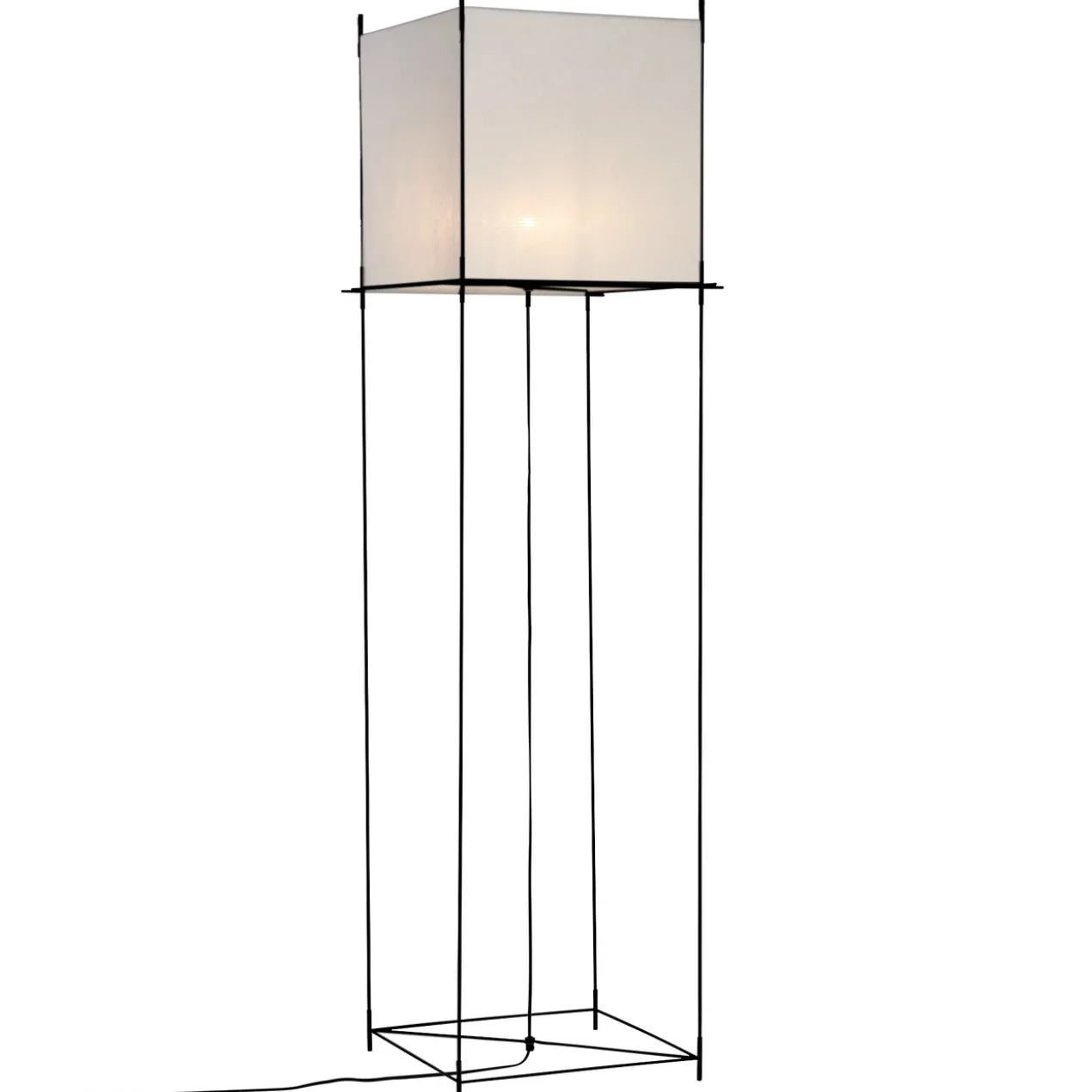 Vloerlamp Lotek Classic 4 hoogtes zwart