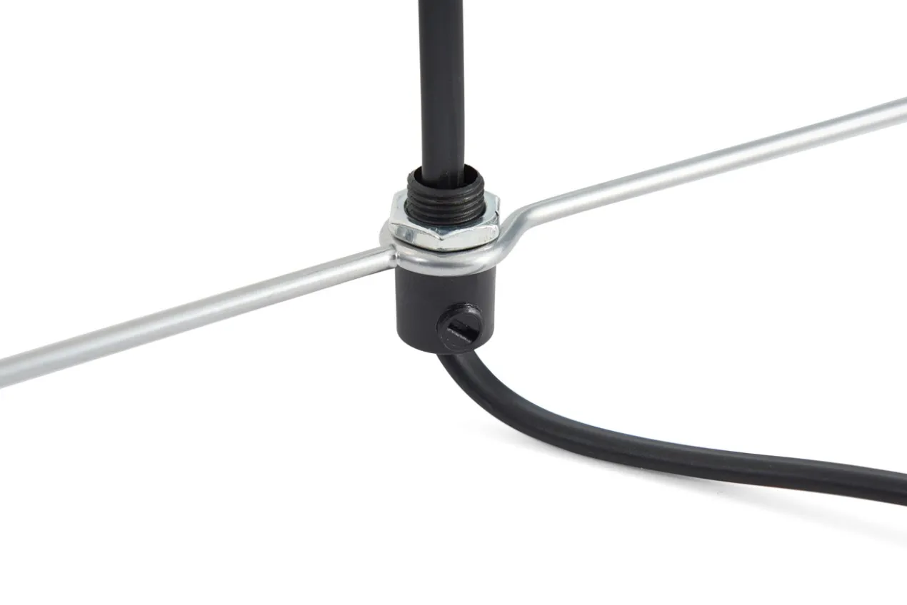Vloerlamp Lotek Classic 4 hoogtes zwart