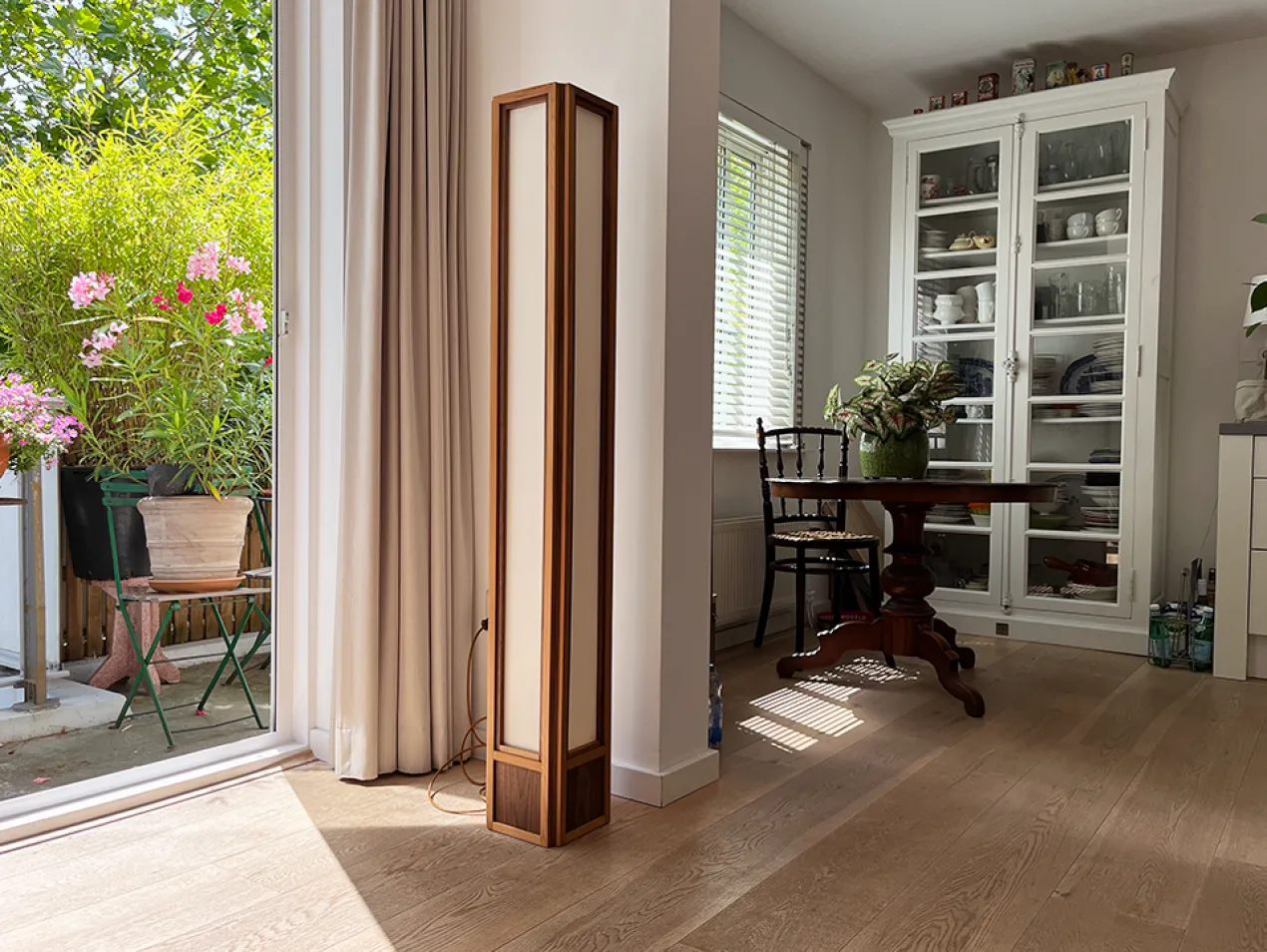 Vloerlamp Osaka cedar