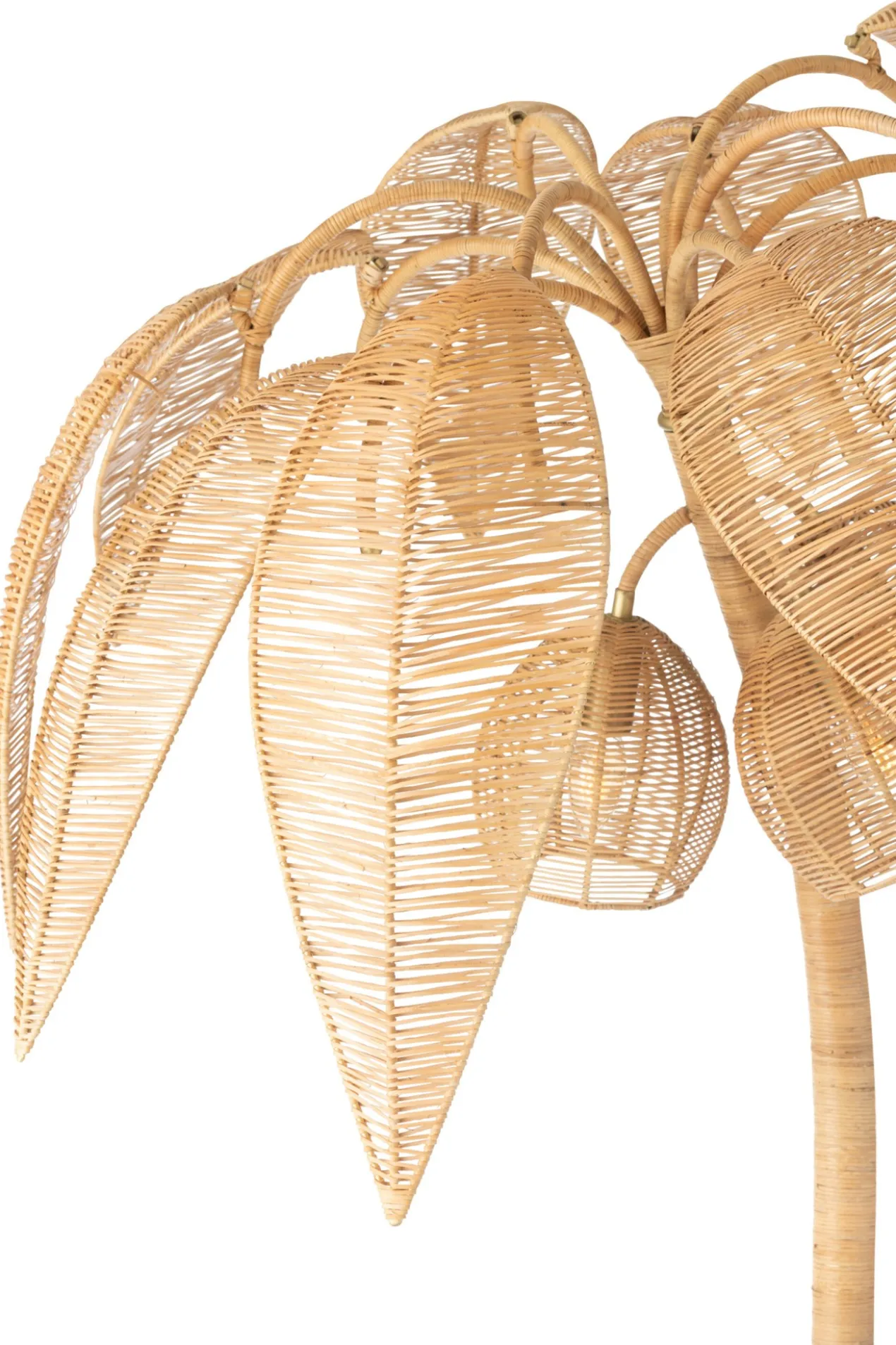 Vloerlamp Palmboom naturel Large