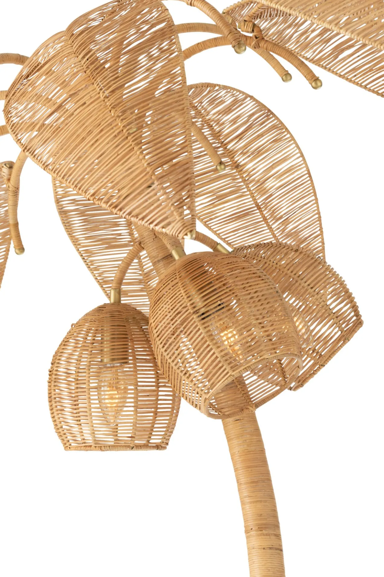 Vloerlamp Palmboom naturel Large