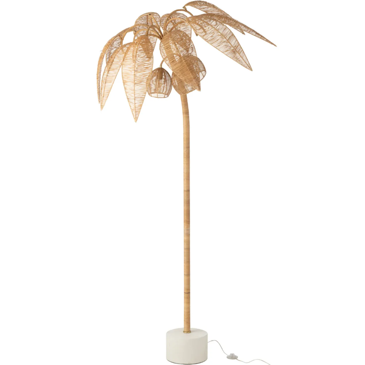 Vloerlamp Palmboom naturel Large