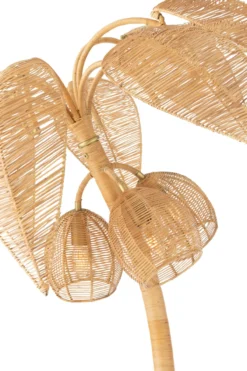 Vloerlamp Palmboom naturel Small