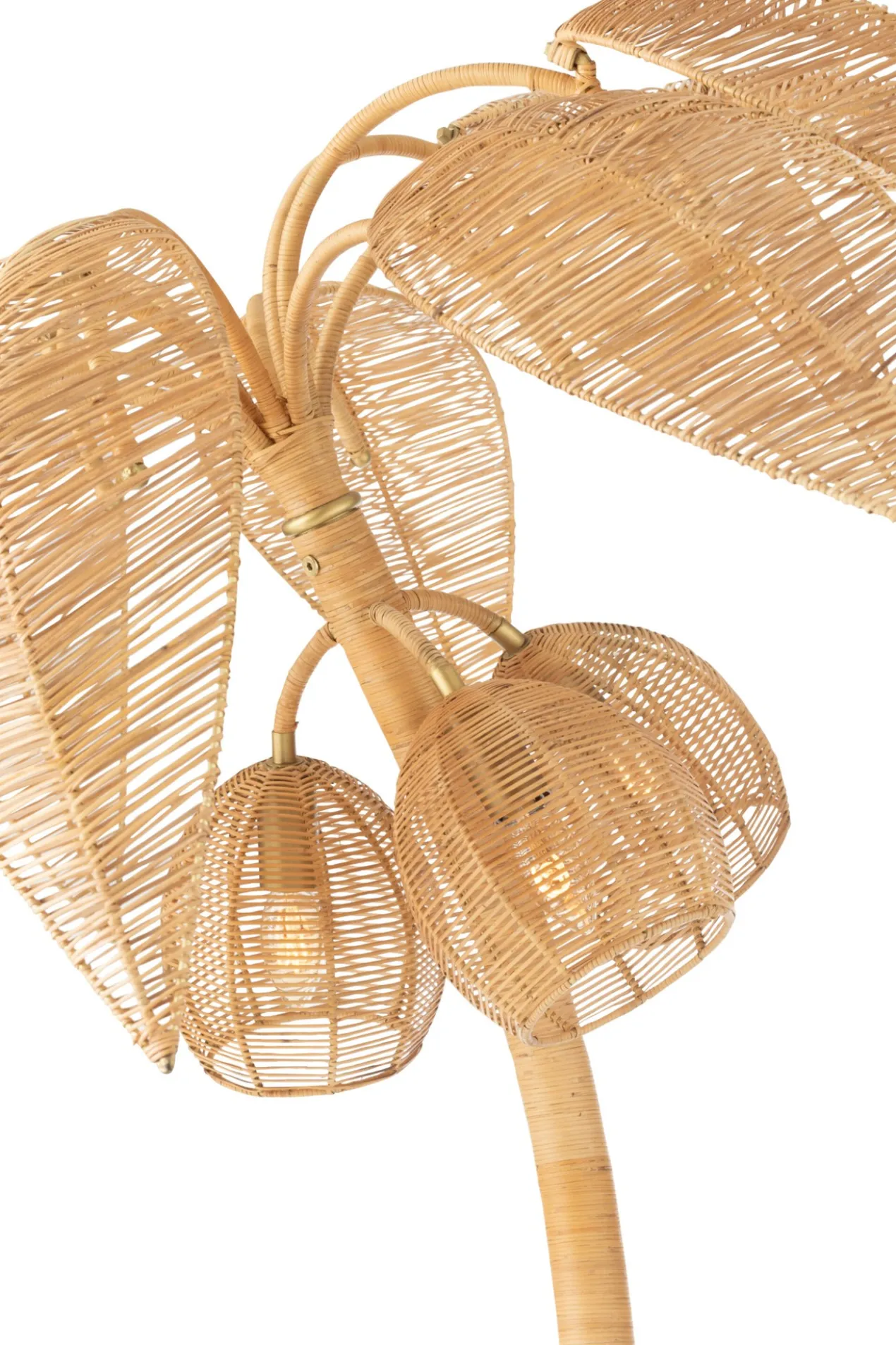 Vloerlamp Palmboom naturel Small