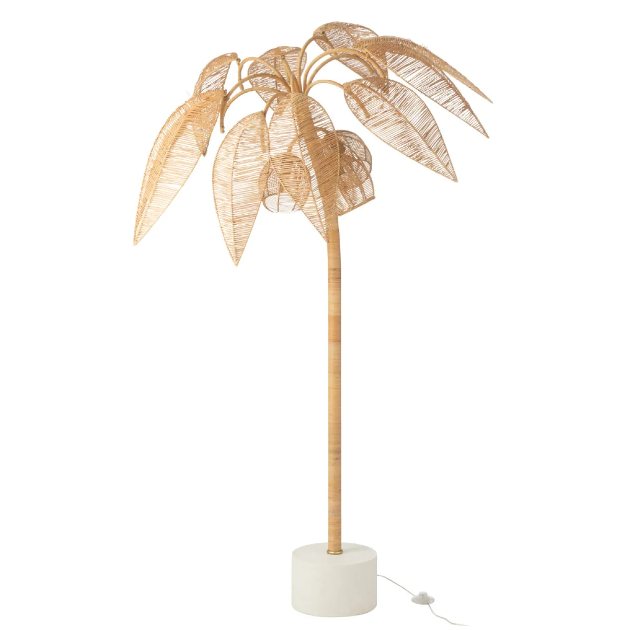 Vloerlamp Palmboom naturel Small