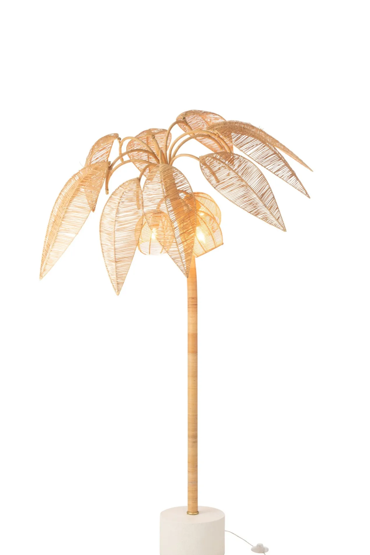 Vloerlamp Palmboom naturel Small