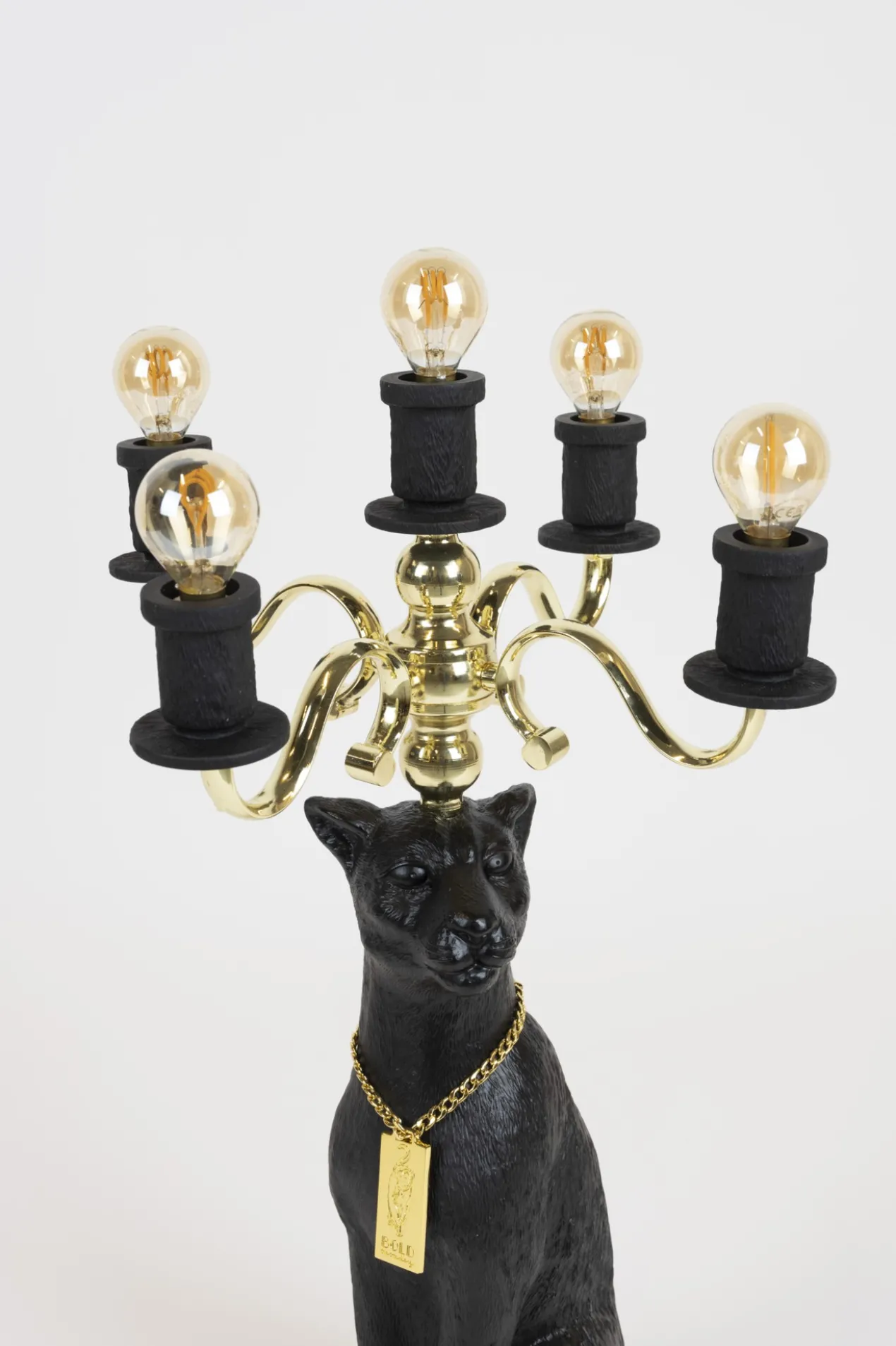 Vloerlamp Proudly Crowned Panther Proudly Crowned Panther Vloerlamp zwart