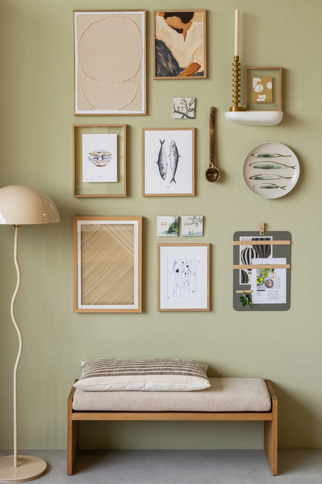 Vloerlamp Salsa beige