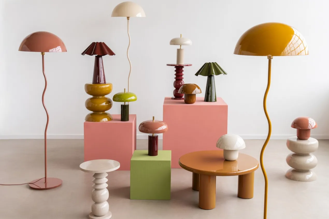 Vloerlamp Salsa cerise