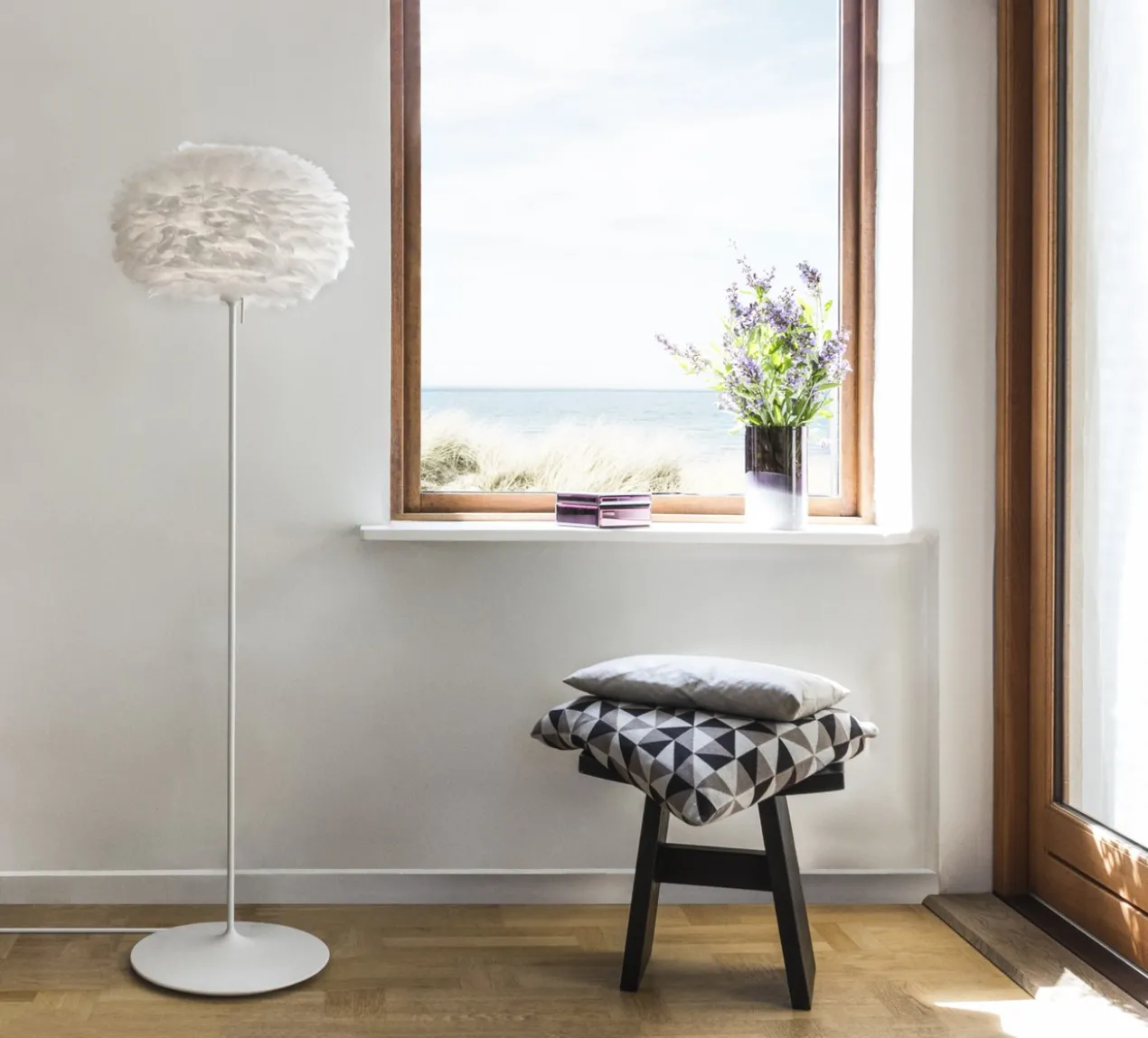 Vloerlamp standaard Sante - 140 cm Wit