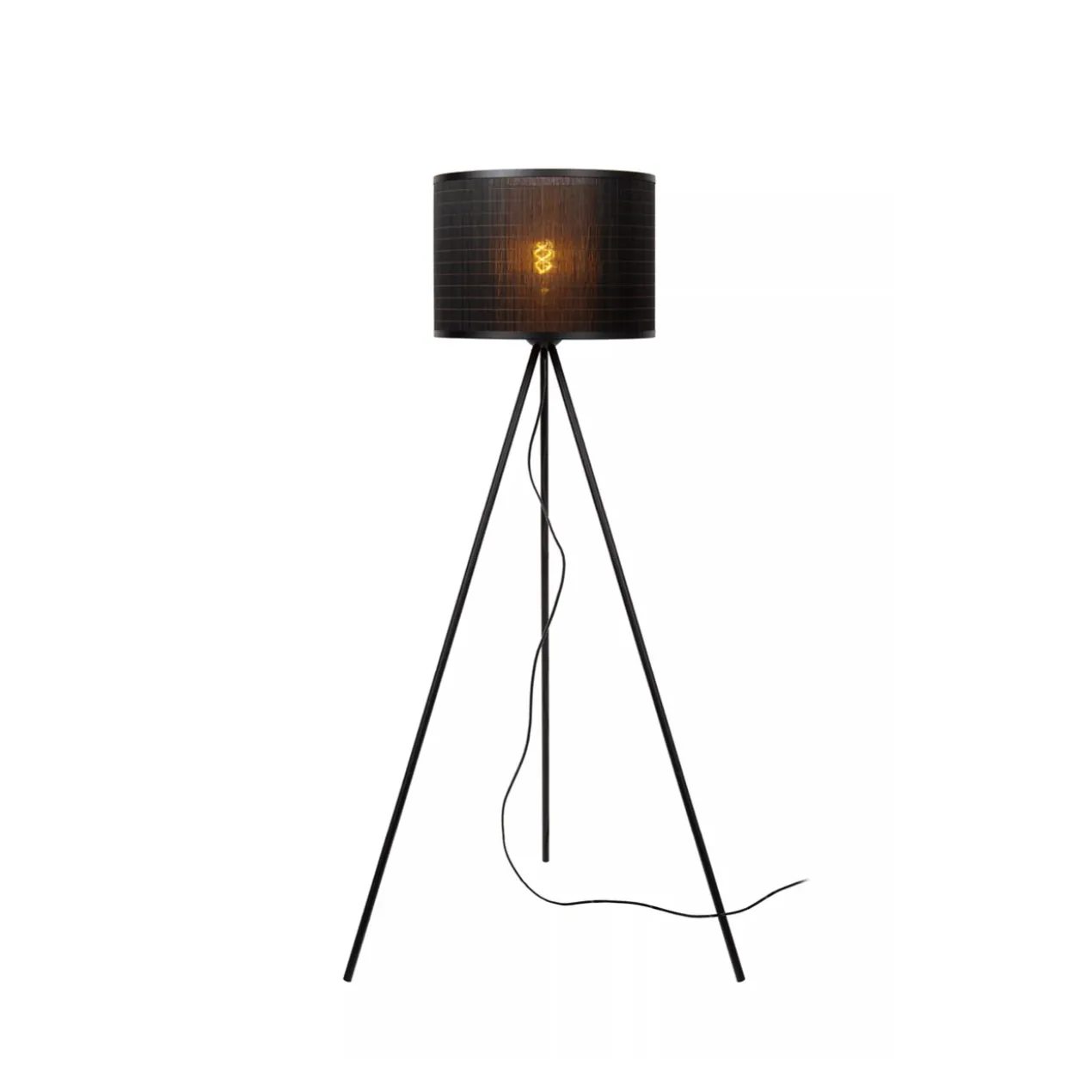 Vloerlamp Tagalog Ø56 cm zwart bamboe