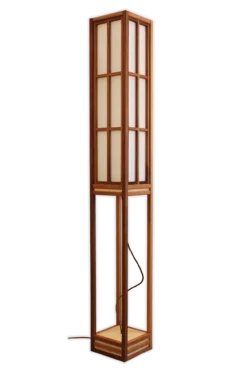 Vloerlamp Tokyo cedar