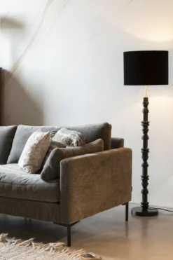 Vloerlamp Totem zwart