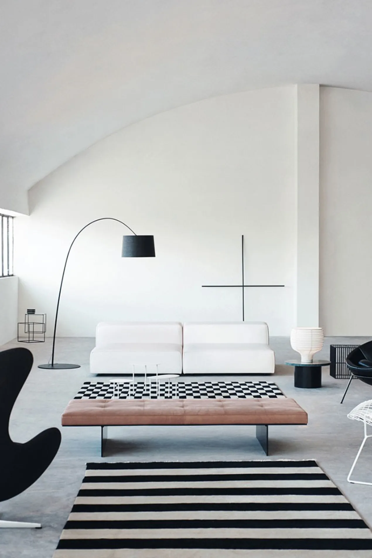 Vloerlamp Twiggy LED zwart