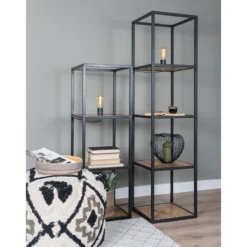 Vloerlamp Vintage Hout 120 cm
