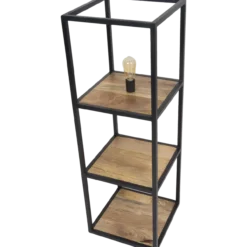 Vloerlamp Vintage Hout 120 cm