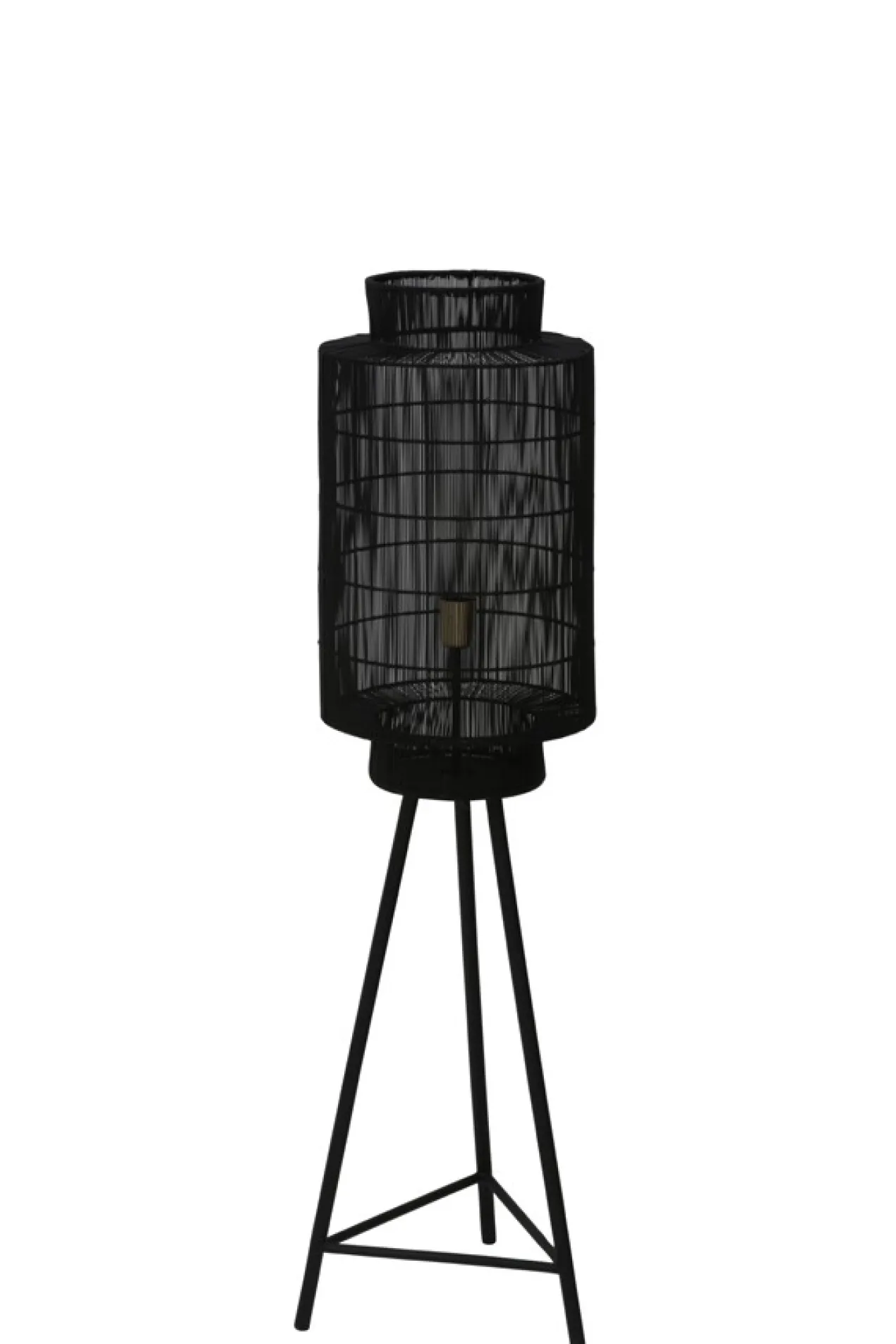 Vloerlamp zwart Stripe