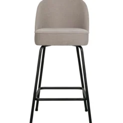 Vogue barstoel 65 cm geweven stof zand