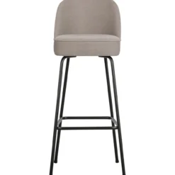 Vogue barstoel 80 cm geweven stof zand