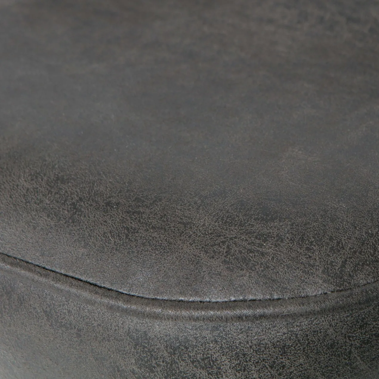 Vogue barstoel 80 cm leer zwart