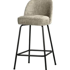 Vogue barstoel 65 cm structure velvet wheatfield
