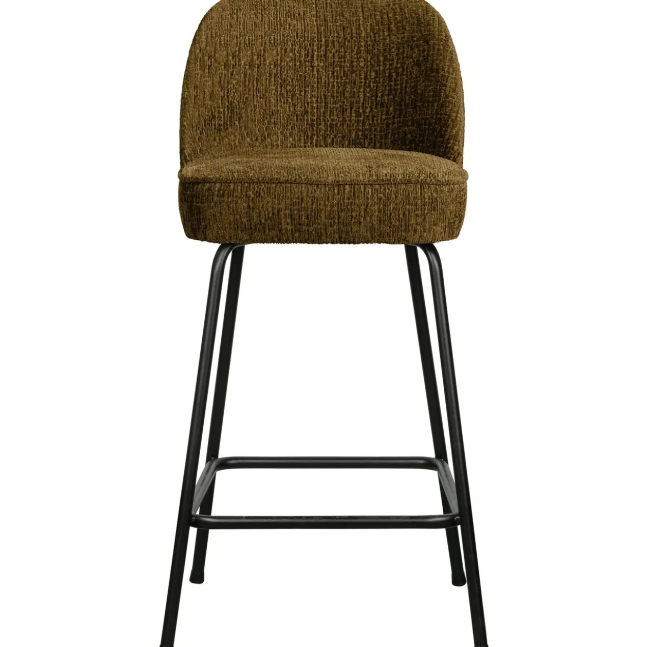 Vogue barstoel 65 cm structure velvet brass