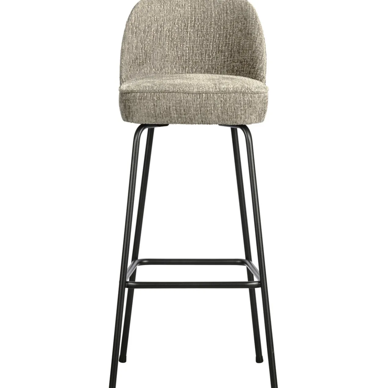 Vogue barstoel 80 cm structure velvet wheatfield