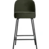Vogue barstoel 65 cm velvet donkergroen