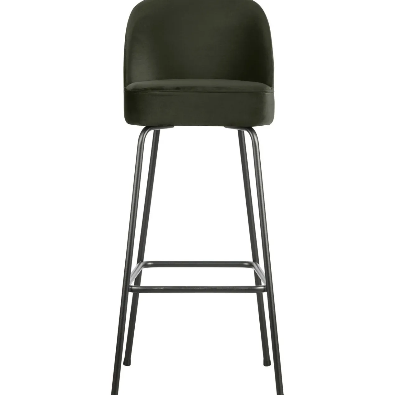 Vogue barstoel 80 cm velvet donkergroen