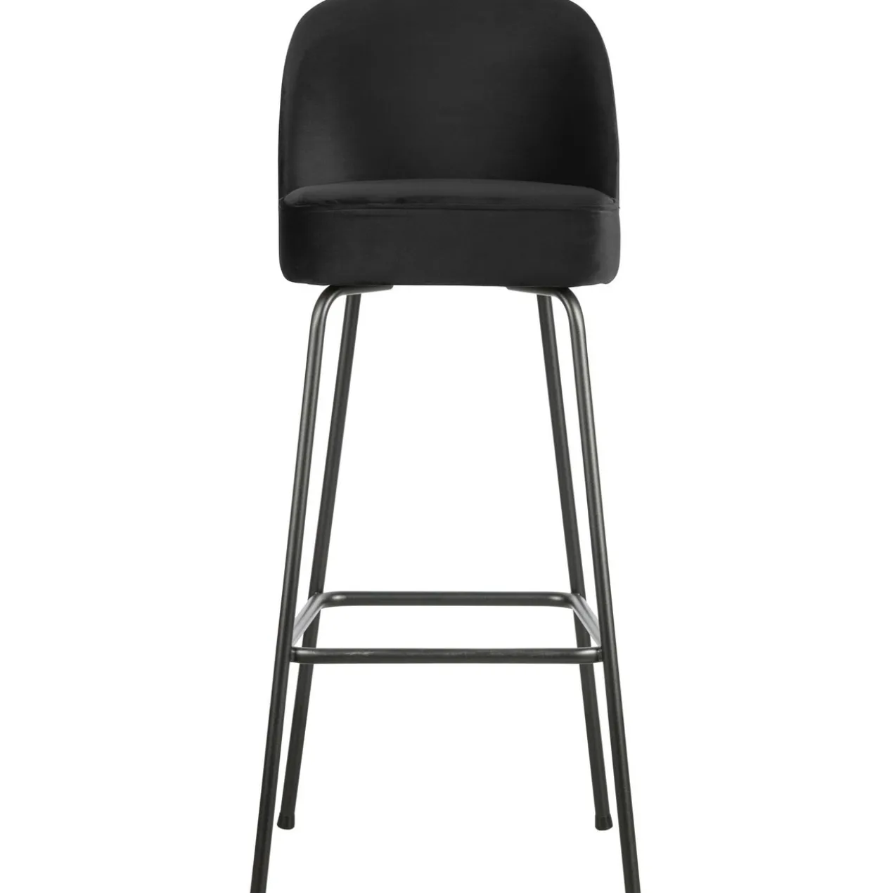 Vogue barstoel 80 cm velvet zwart