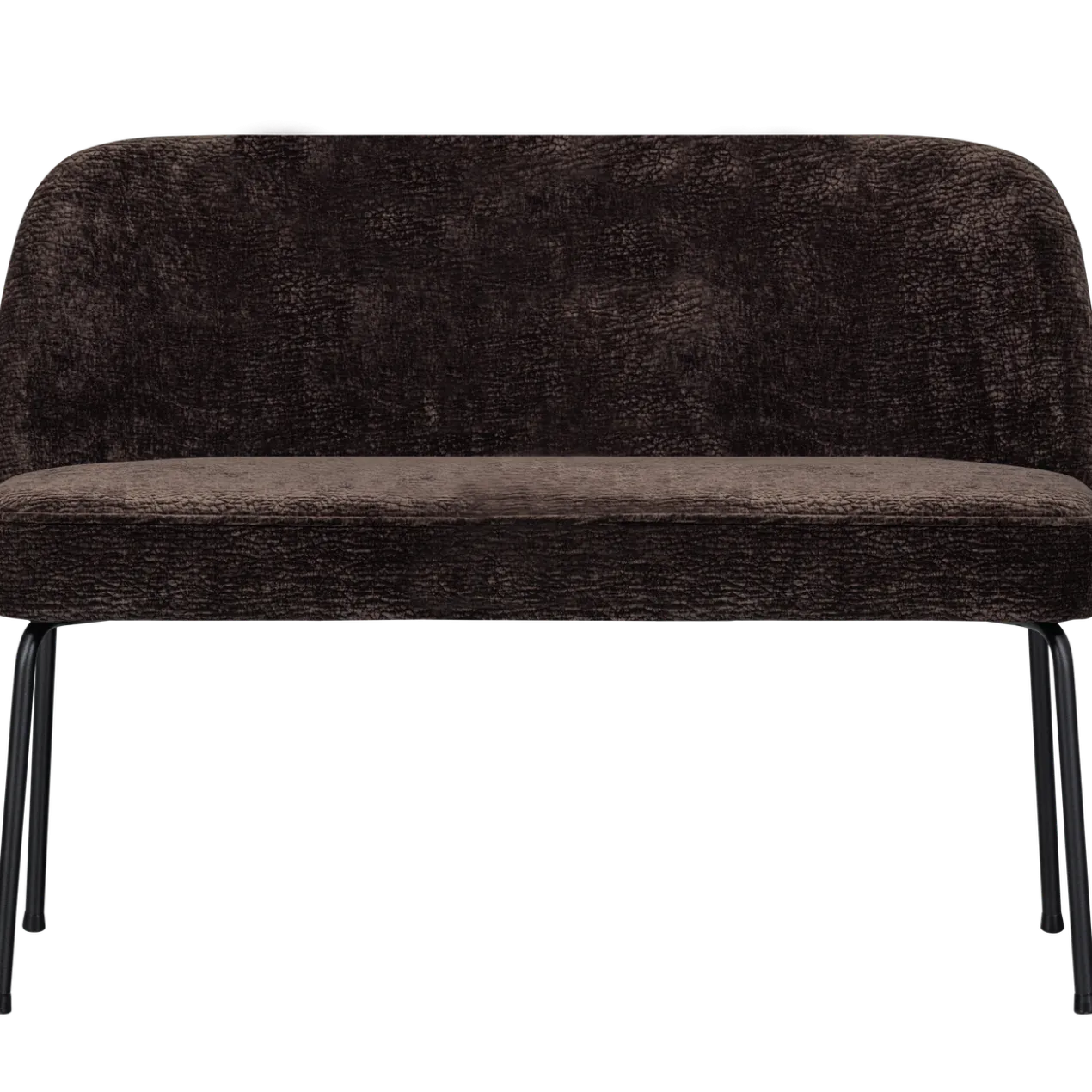 Vogue eetbank 3d chenille donkerbruin