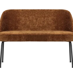 Vogue eetbank 3d chenille middenbruin