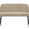 Vogue eetbank 3d chenille zand
