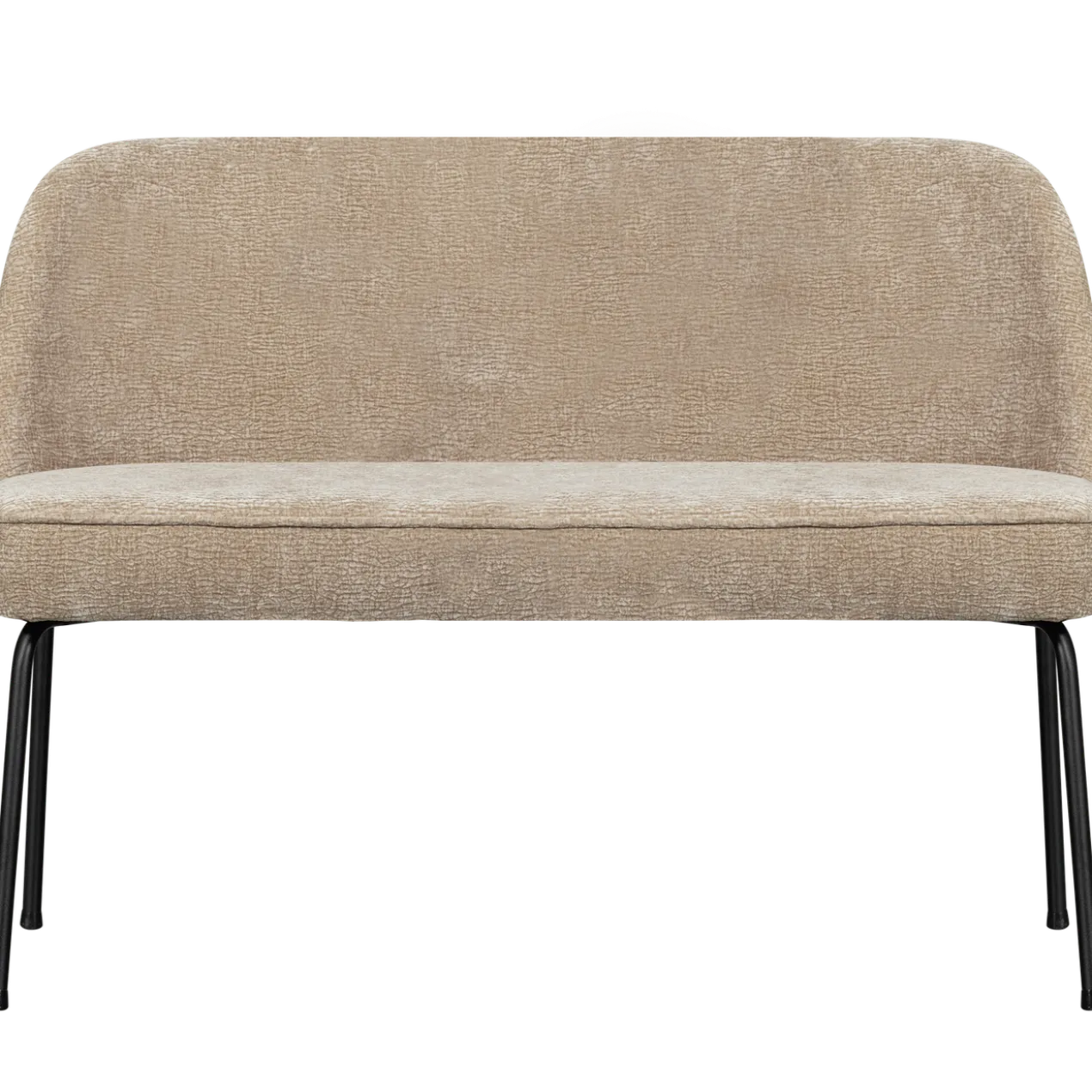 Vogue eetbank 3d chenille zand