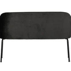 Vogue eetbank velvet zwart