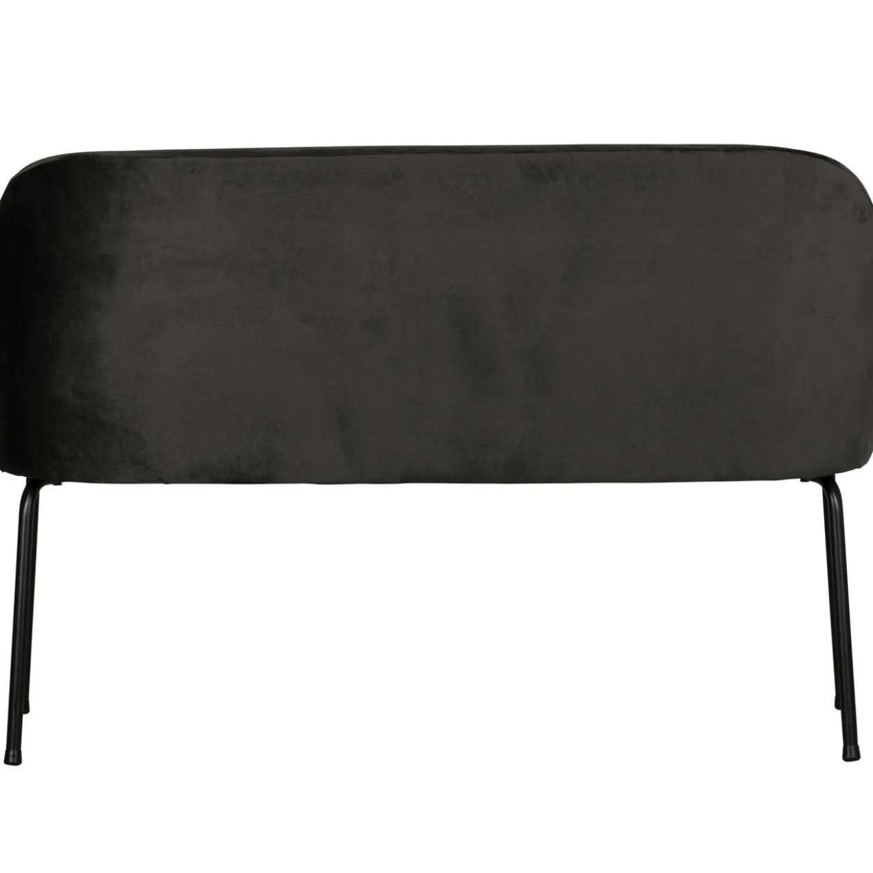 Vogue eetbank velvet zwart
