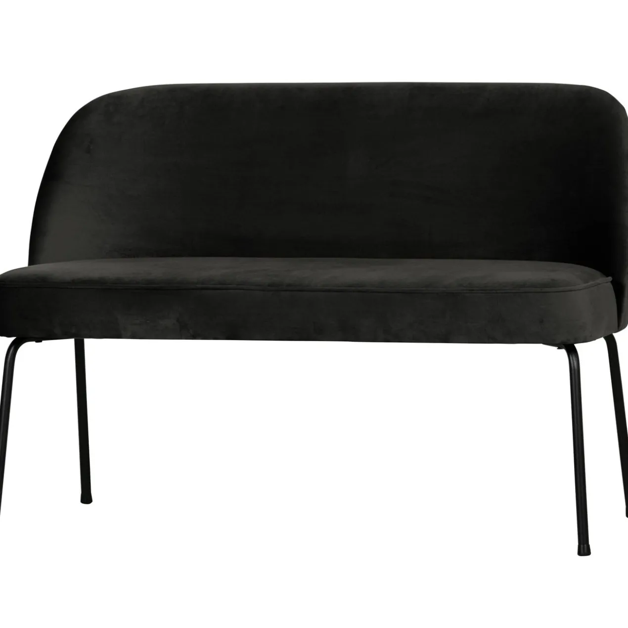 Vogue eetbank velvet zwart
