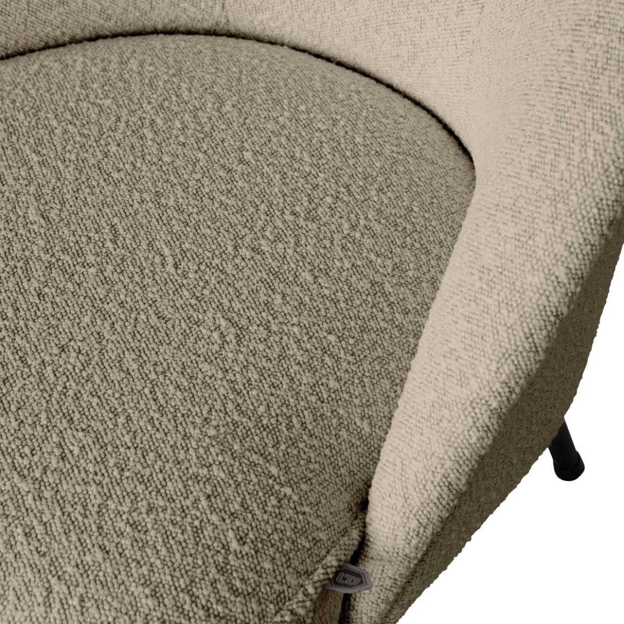 Vogue fauteuil boucle beige