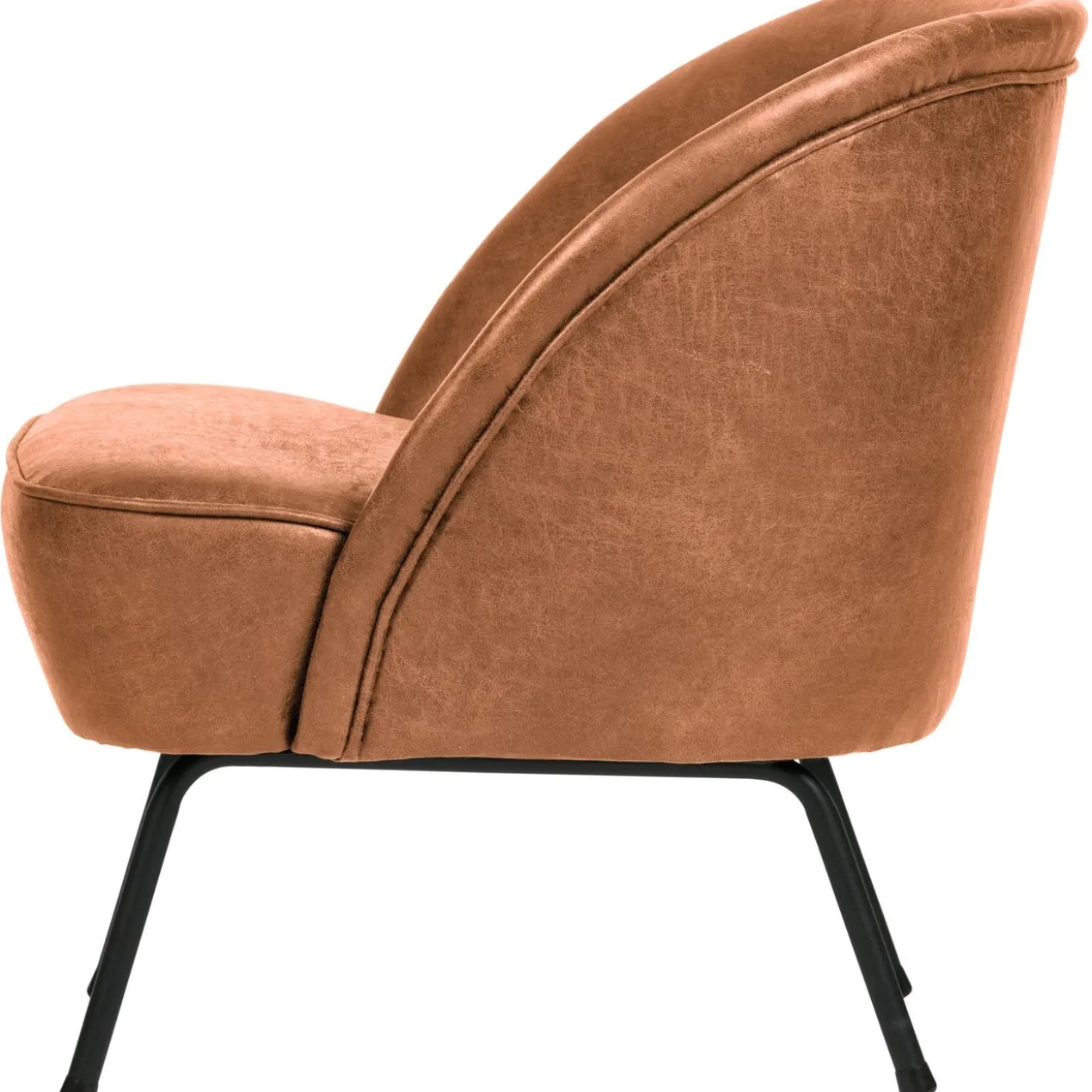 Vogue fauteuil ecoleer cognac
