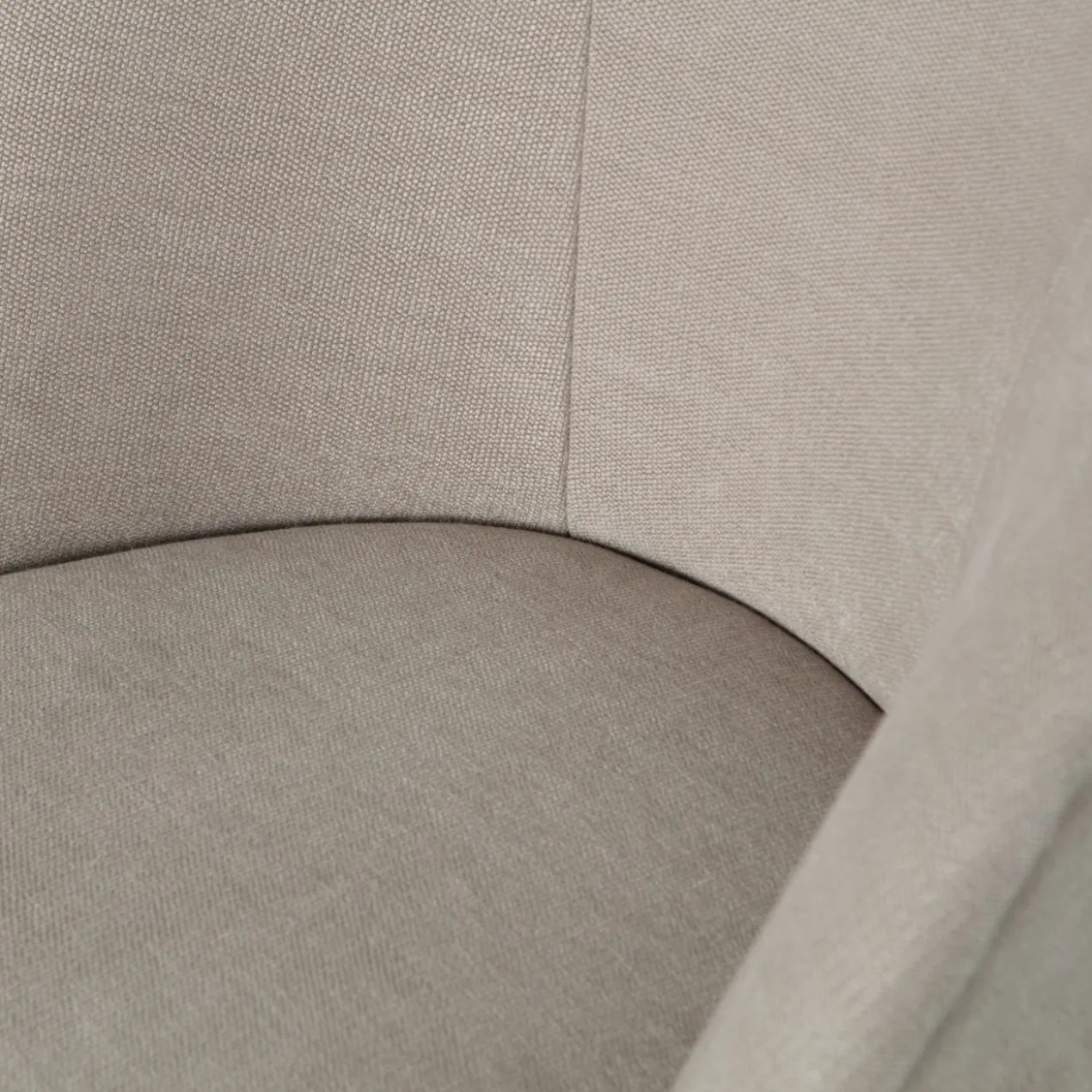 Vogue fauteuil geweven stof zand