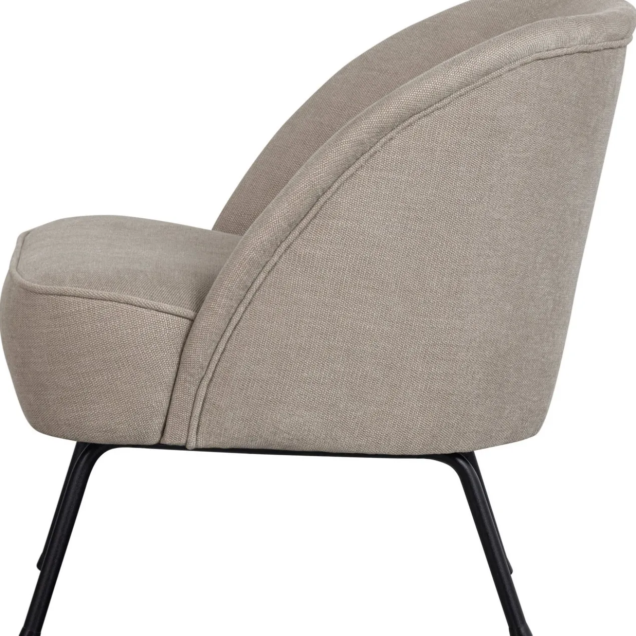 Vogue fauteuil geweven stof zand