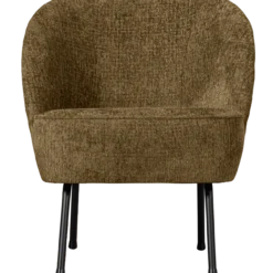 Vogue fauteuil structure velvet brass