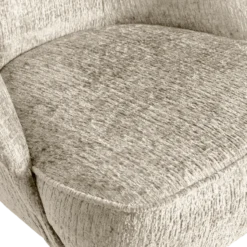 Vogue fauteuil structure velvet wheatfield