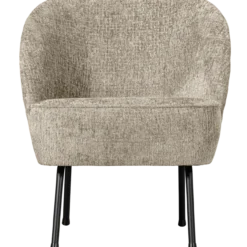 Vogue fauteuil structure velvet wheatfield