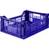 Vouwkratje Midi selectie blauwkleurig Sax blue