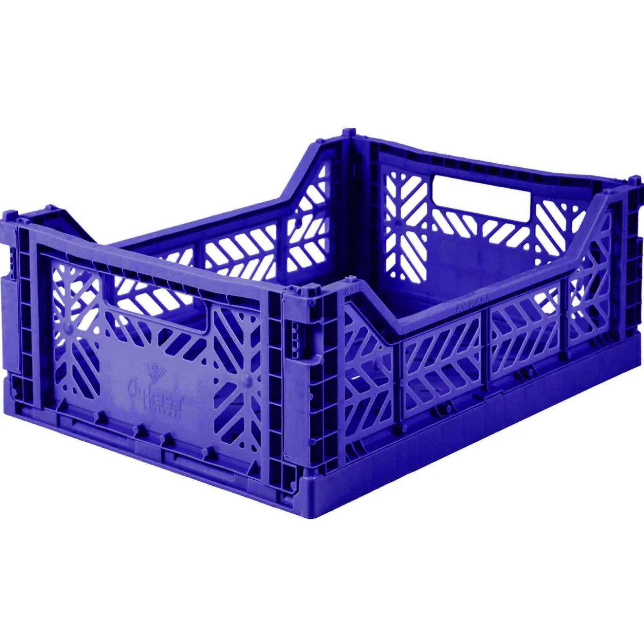 Vouwkratje Midi selectie blauwkleurig Sax blue