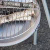 Vuurschaal driepoot Arne - met barbecue Zilver